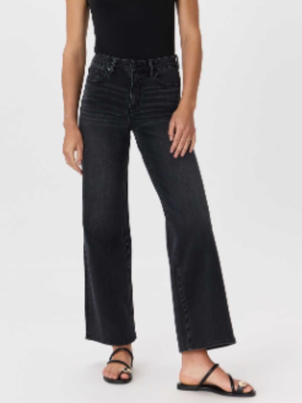 Quince Bella Stretch Wide Leg Jeans